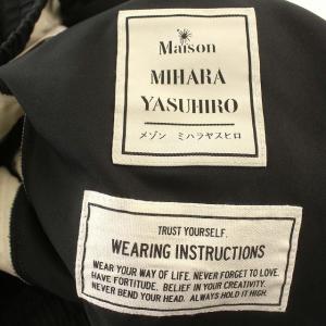 MIHARA YASUHIRO Maison MIHARA YASUHIRO ライン トラックパンツ ジャージ パンツ 46 M 黒 ブラック
