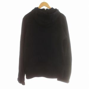 COMME des GARCONS HOMME 10AW 縮絨 ジップアップ パーカー ジャケット L 黒 ブラック
