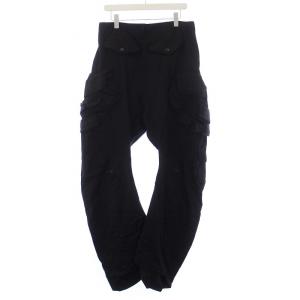 JULIUS 23AW EDGE SEAM GASMASK WIDE CARGO PANTS