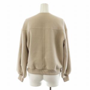 ANAYI 23AW カルゼリバーヨークブルゾン ジャケット 34 XS ピンクベージュ /AN31