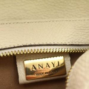 ANAYI ショルダーバッグ ポーチ ポシェット 白 アイボリー