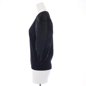 VALENTINO ニット カットソー パフスリーブ M ブラック