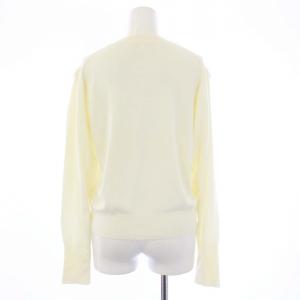 Chloe 21SS ニット セーター 長袖 レース 切替 S 白 オフホワイト