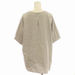 theory luxe 23SS CRISP LINEN BERENICE リネン混 シャツ ブラウス 半袖 プルオーバー 38