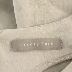 theory luxe 23SS CRISP LINEN BERENICE リネン混 シャツ ブラウス 半袖 プルオーバー 38