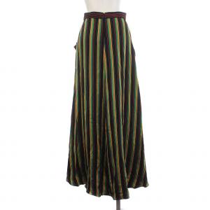 3.1 phillip lim フレアスカート ロング ストライプ 00 XS マルチカラー