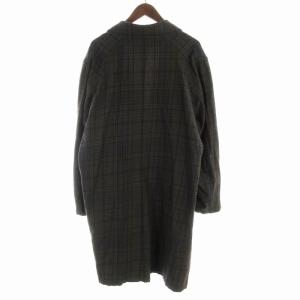 Steven Alan C/W CHECK CHESTER COAT コート チェスター ロング チェック スキッパー L マルチカラー 8125-104-0430