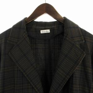 Steven Alan C/W CHECK CHESTER COAT コート チェスター ロング チェック スキッパー L マルチカラー 8125-104-0430