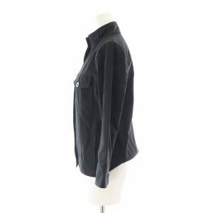 BURBERRY LONDON ジャケット ハイネック シングル ノバチェック 長袖 40 M 黒 ブラック