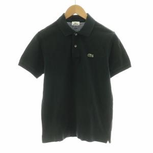 ポロシャツ 半袖 ロゴワッペン 3 M 黒 ブラック /NQ