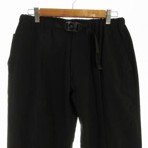 GRAMiCCi 365日穿けるナイロンマウンテンパンツ ベルト M 黒 ブラック