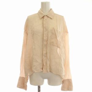 plage / プラージュ 23SS 23050922601110 R’IAM レース 長袖シャツ 23SS R'IAM レース シャツ ブラウス 長袖 36 アイボリー