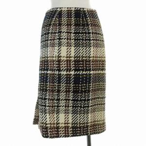 PAULE KA タイトスカート ひざ丈 ツイード 36 S マルチカラー