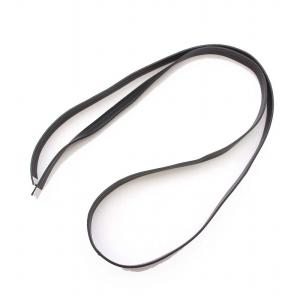 PLAN C ナロー ベルト 細ベルト レザー 黒 ブラック /YM