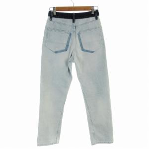 CYCLAS BOY FRIEND DENIM REMAKE デニム ジーンズ パンツ ダメージ加工 XS 水色 ライトブルー 紺 ネイビー