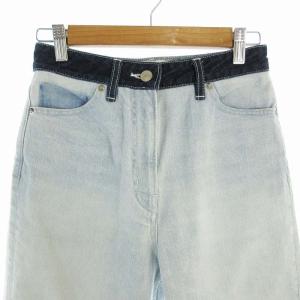 CYCLAS BOY FRIEND DENIM REMAKE デニム ジーンズ パンツ ダメージ加工 XS 水色 ライトブルー 紺 ネイビー