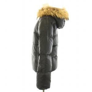 DUVETICA ダウンジャケット アウター フード ファー 40 M 茶 ブラウン