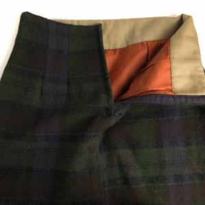 Pal'las Palace タイトスカート マキシ ロング チェック 3 L マルチカラー