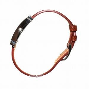 HERMES Hウォッチ クォーツ アナログ 2針 ジャンク品 G刻印 レザー ブラウン