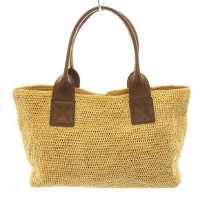HELEN KAMINSKI トートかごバッグ ラフィア ナチュラル ブラウン