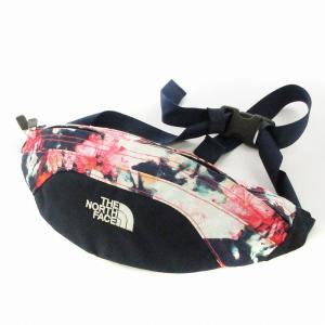 GRANULE ボディーバック ウエストポーチ ショルダーバッグ アウトドア 花柄 総柄 鞄 紺 ネイビー NM71802