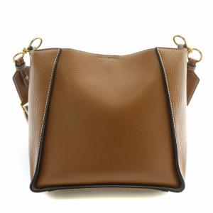 STELLA McCARTNEY ロゴスクエアクロスボディバッグ ブラウン 700073