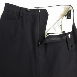 GUCCI タイトスカート マキシ ロング フォーマル 40 M 紺 ネイビー