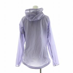 Patagonia ジップアップジャケット マウンテンジャケット フーディー フード ロゴプリント 長袖 M 紫 パープル 24146