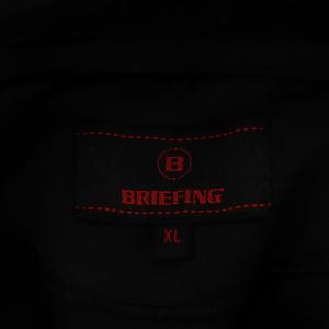 BRIEFING TWEEDY HOODIE パーカー プルオーバー ロゴ XL 黒 ブラック BRG223M44