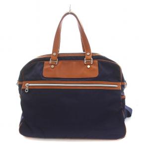 Orobianco ビジネスバッグ ブリーフケース 2WAY ショルダーバッグ ナイロン レザー 紺 ネイビー 茶 /YM