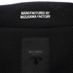 DESCENTE 水沢ダウン CREVASSE-S ダウンジャケット ブラック DAMUGK35U