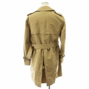 Aquascutum トレンチコート 裏地チェック柄 34 ベージュ