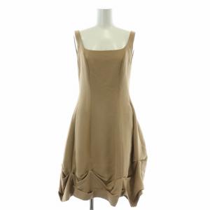 FOXEY フレアワンピース 38 ベージュ
