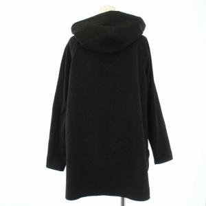 René パーカー プルオーバー オーバーサイズ 長袖 36 S 黒 ブラック