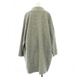 23区 L COMPLESSED PILE ロングコーディガン コート カーディガン 長袖 トッパー ウール 大きいサイズ 44 XL