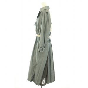 Ameri VINTAGE ヴェリアスバックプリーツトレンチ VARIOUS BACK PLEATS TRENCH トレンチコート ロング アウター ベルト