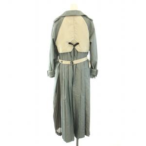 Ameri VINTAGE ヴェリアスバックプリーツトレンチ VARIOUS BACK PLEATS TRENCH トレンチコート ロング アウター ベルト