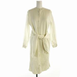 Ameri VINTAGE MANY WAY DOCKING SHIRT DRESS ワンピース ロング ニットベルト 切替 白 ホワイト