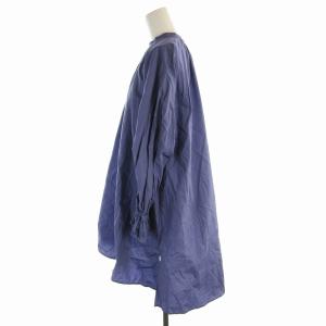 Ameri VINTAGE GATHER TUNIC BLOUSE シャツ ブラウス チュニック ハイネック プルオーバー 長袖 F 紫 パープル