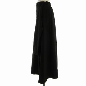 Ameri VINTAGE ITAZURA HIGH WAIST SKIRT フレアスカート ロング サイドボタン 変形 黒 ブラック