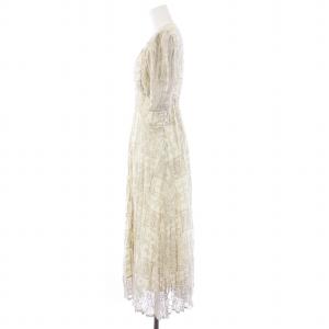 Ameri VINTAGE 21SS MEDI PALACE EMBROIDERY DRESS ロングワンピース 総レース 五分袖