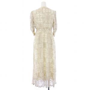 Ameri VINTAGE 21SS MEDI PALACE EMBROIDERY DRESS ロングワンピース 総レース 五分袖