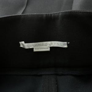 STELLA McCARTNEY カーゴパンツ スラックス ジップフライ オーバーサイズ ウール 38 S 黒 ブラック