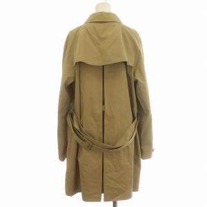 Paul Smith BLACK ステンカラーコート 比翼ボタン 48 L ベージュ /G