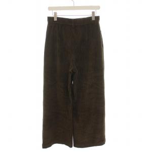 Aquascutum コーデュロイパンツ ワイド M 茶 ブラウン