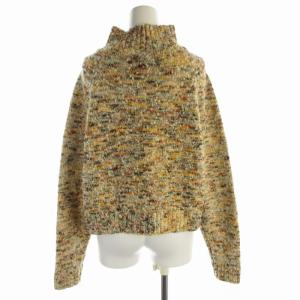 UNITED ARROWS UWMSC ミックス タートルネック プルオーバー ニット セーター ショート丈 長袖 F マルチカラー 1513-299-4001