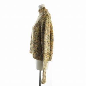 UNITED ARROWS UWMSC ミックス タートルネック プルオーバー ニット セーター ショート丈 長袖 F マルチカラー 1513-299-4001