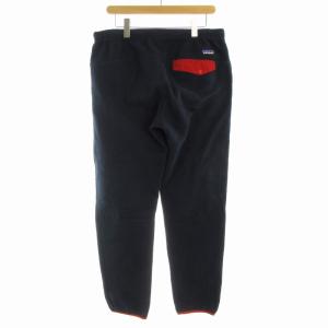 Patagonia フリースパンツ イージー ライン フルレングス M 紺 ネイビー 赤 レッド