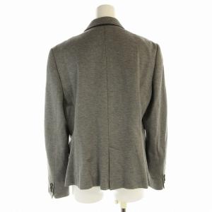 Paul Smith BLACK 大きいサイズ テーラードジャケット シングル 背抜き センターベント 46L LLL グレー