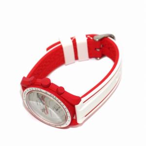 OMEGA SWATCH Speedmaster MISSION TO MARS QZ 腕時計 赤 白